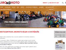 Tablet Screenshot of jiromoto.cz